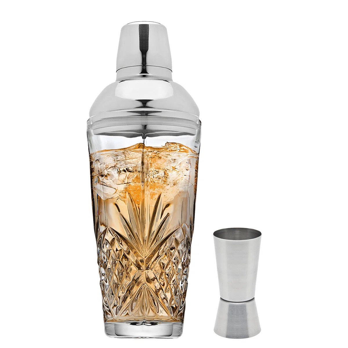 Dublin Crystal Cocktail Shaker 17oz | Wayfair North America