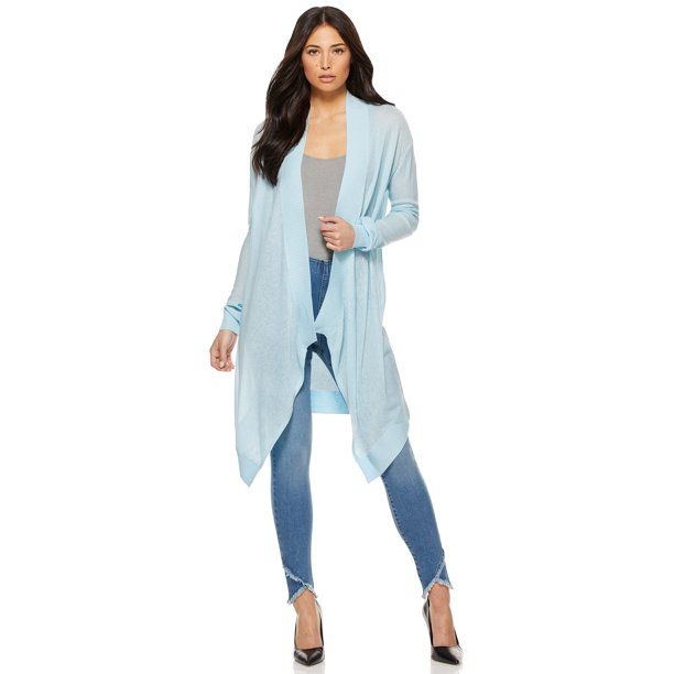 Sofia Jeans by Sofia Vergara Women’s Waterfall Cardigan | Walmart (US)