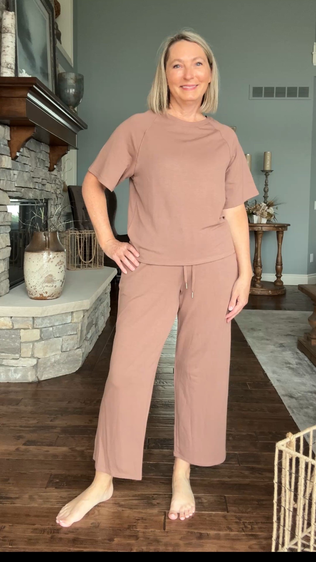 This is a great loungewear set from Walmart for $25! Perfect for those days you just want to be comfortable at home. It also comes in gray or black. True to size. 
You can shop this look through the link in my instagram bio or on the post page of my YouTube channel  

#LTKFindsUnder50 #LTKOver40