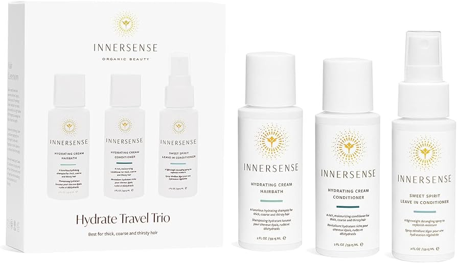 Innersense Organic Beauty - Natural Hydrating Travel Hair Trio | Non-Toxic, Cruelty-Free, Clean H... | Amazon (US)