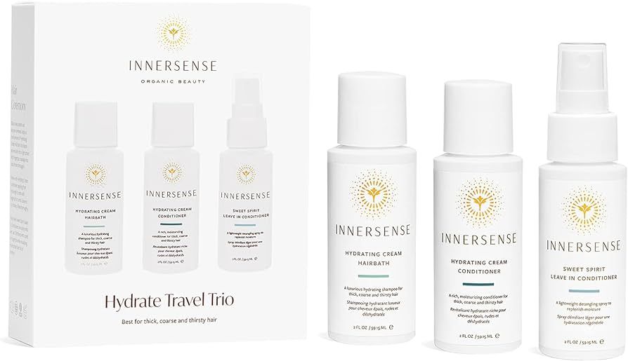 Innersense Organic Beauty - Natural Hydrating Travel Hair Trio | Non-Toxic, Cruelty-Free, Clean H... | Amazon (US)