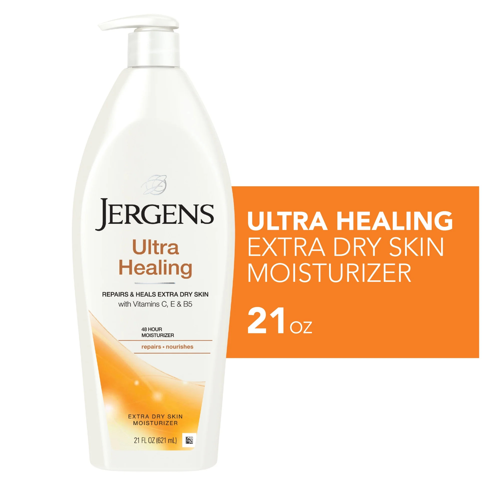 Jergens Hand and Body Lotion, Ultra Healing Dry Skin Moisturizing Body Lotion, 21 Oz | Walmart (US)