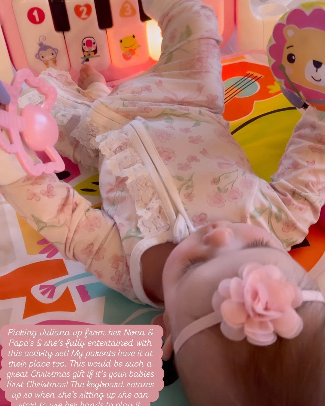 Comes in a blue for boys too! Great Christmas gift for a baby’s first Christmas! 

#LTKHoliday #LTKGiftGuide #LTKBaby