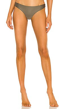 PQ Basic Ruched Teeny Bikini Bottom in Moss from Revolve.com | Revolve Clothing (Global)