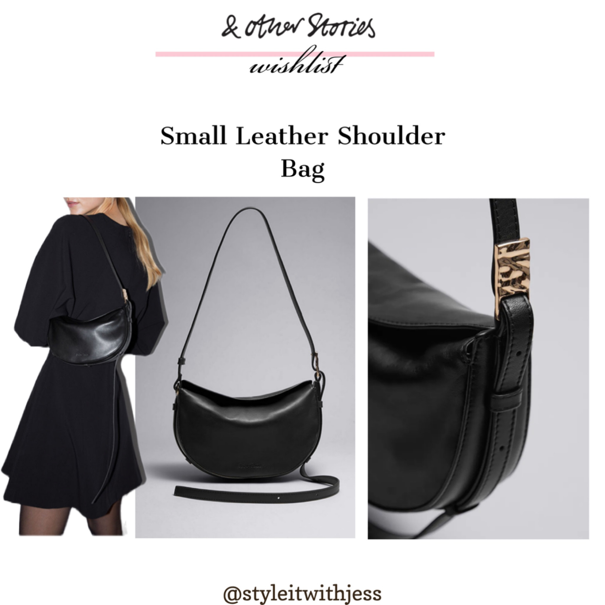 & other stories: Small Leather Shoulder Bag 🖤

#LTKover40 #LTKstyletip #LTKSeasonal
