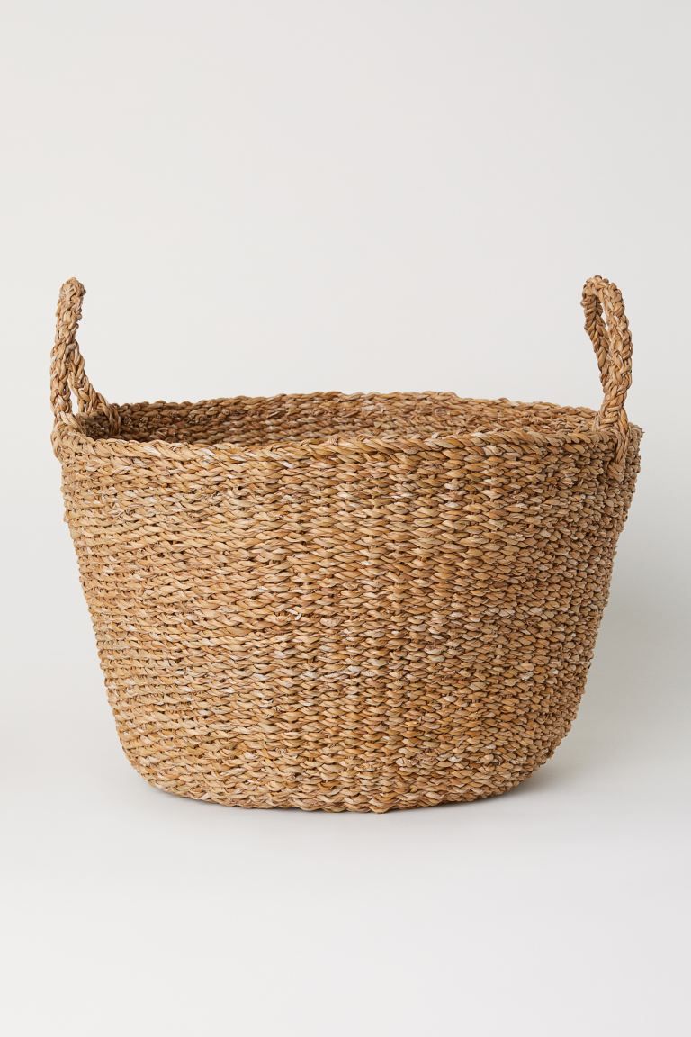 Large Braided Storage Basket | H&M (US)
