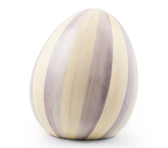MacKenzie- Childs Medium Stripe Egg - QVC.com | QVC