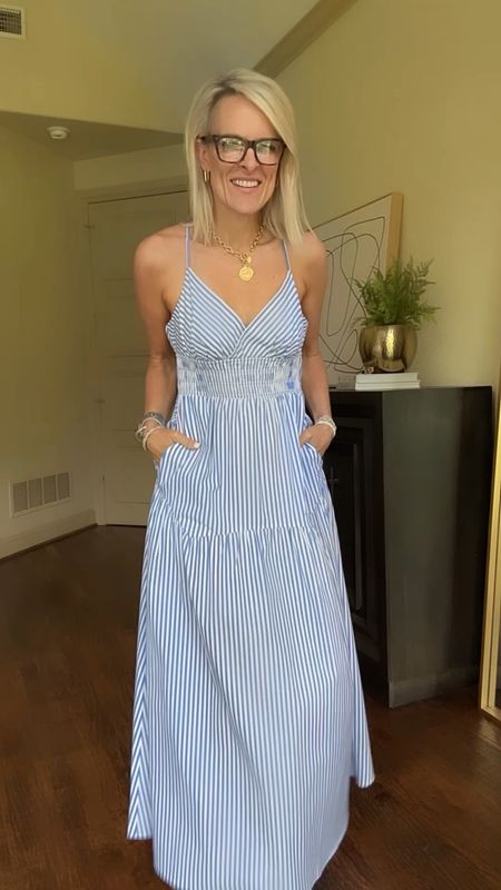 The exclusive Madewell x LTK sale is live and there’s so many good finds here! 
You will see 3 different styles of ecru denim in this post - what a great staple for spring summer to level up an outfit! 

Blue /white sun dress - wearing 6
Smocked sundress - medium 
All jeans here fit true to size
Raw edge stripe shirt - medium 
Puff sleeve black top - medium 
Striped button up sweater - small
Tan stripe dress - size 6
Gray stripe sweater tee - medium 
Sweater vest - medium 

Click item you want to purchase below, click orange bar “copy promo code” paste that code at checkout! 


#LTKxMadewell #LTKOver40 #LTKStyleTip