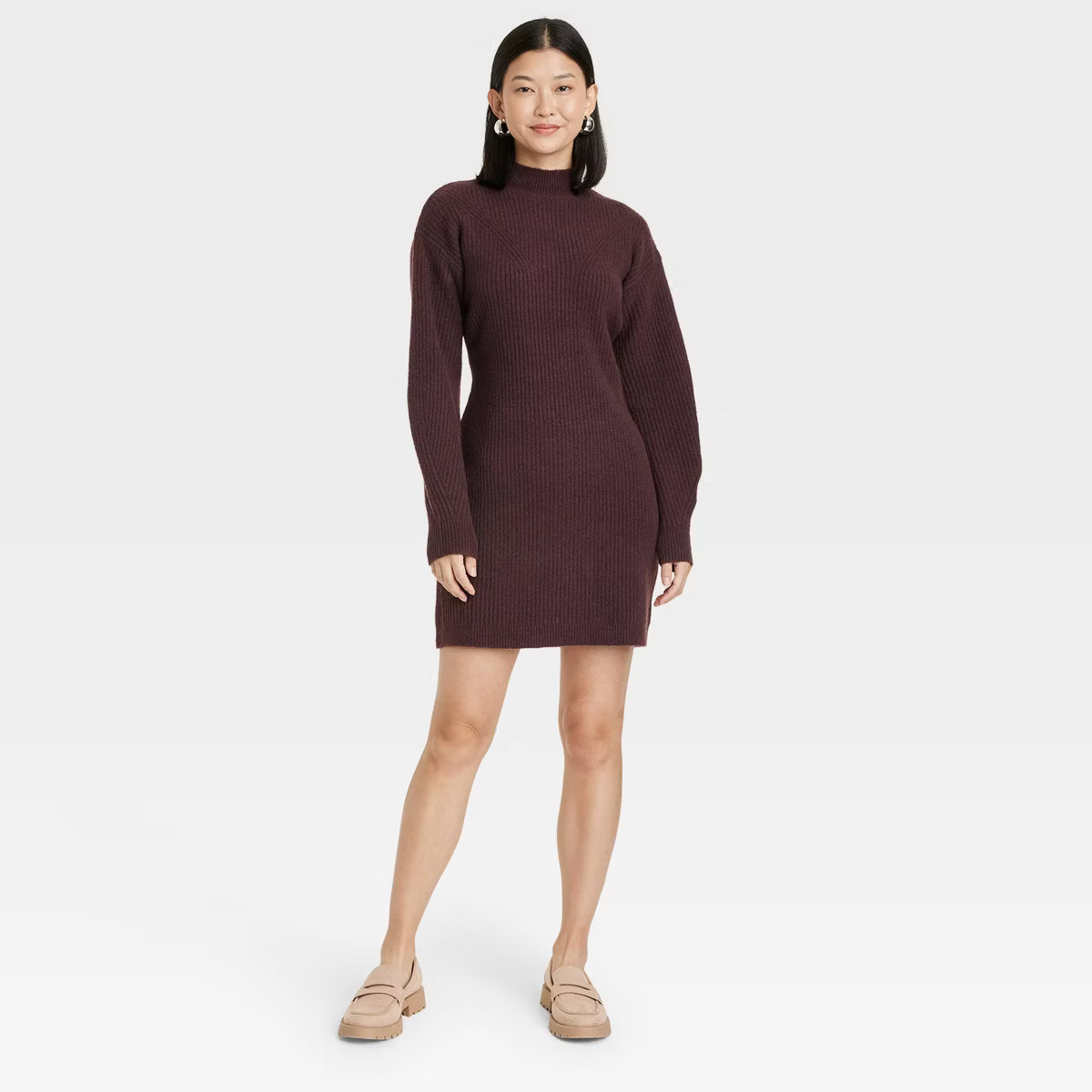Women's Long Sleeve Sweater Dress - A New Day™ | Target