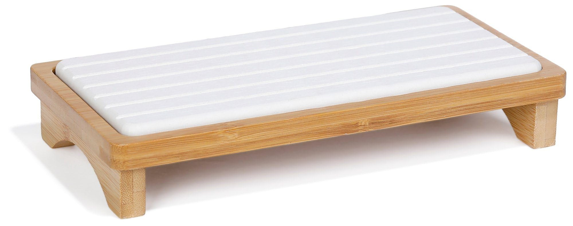 Core Home Sink Caddy with Bamboo Base White | Amazon (US)