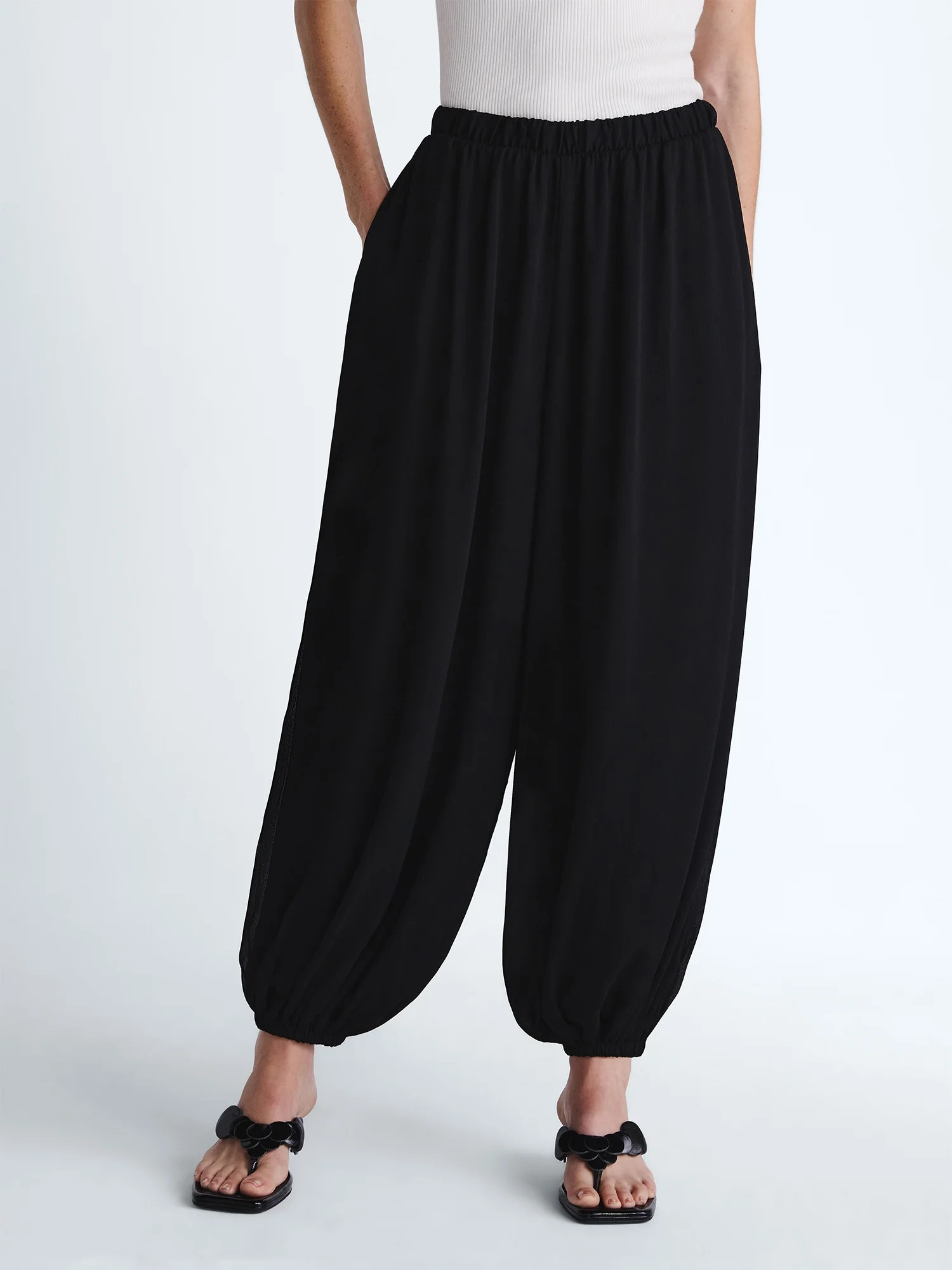 Scoop Women's and Women's Plus Pull on Harem Pant, Sizes XS-4X | Walmart (US)