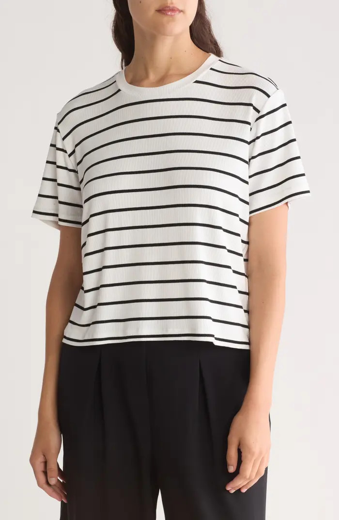 Rib Jersey Boxy Crop T-Shirt | Nordstrom Rack