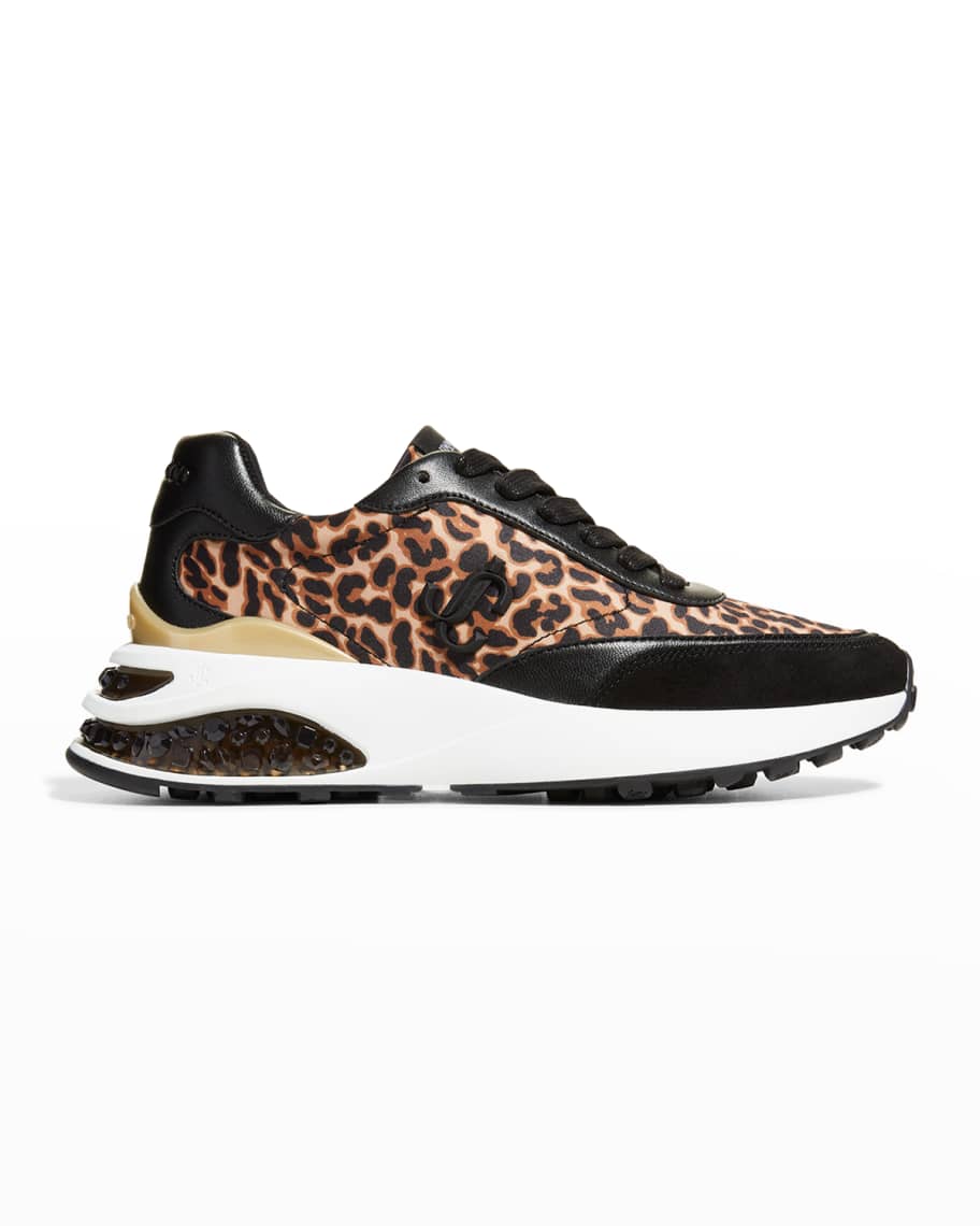 Memphis Leopard-Print Sneakers | Neiman Marcus