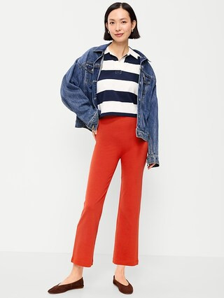 High-Waisted Fashion Kick Flare Leggings | Old Navy (US)