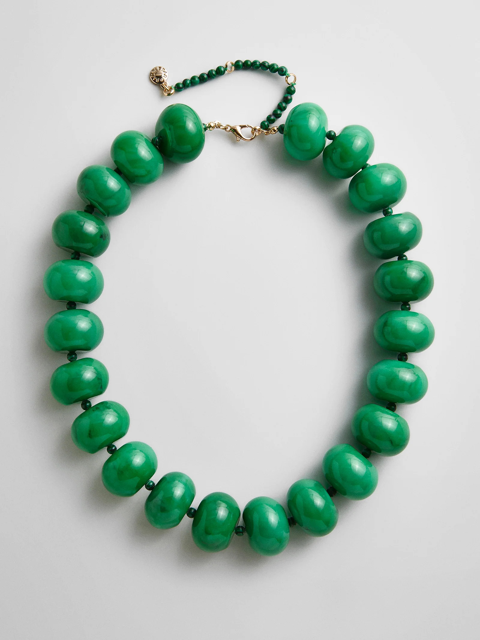 Joan Semi-Precious Necklace - Malachite | BaubleBar