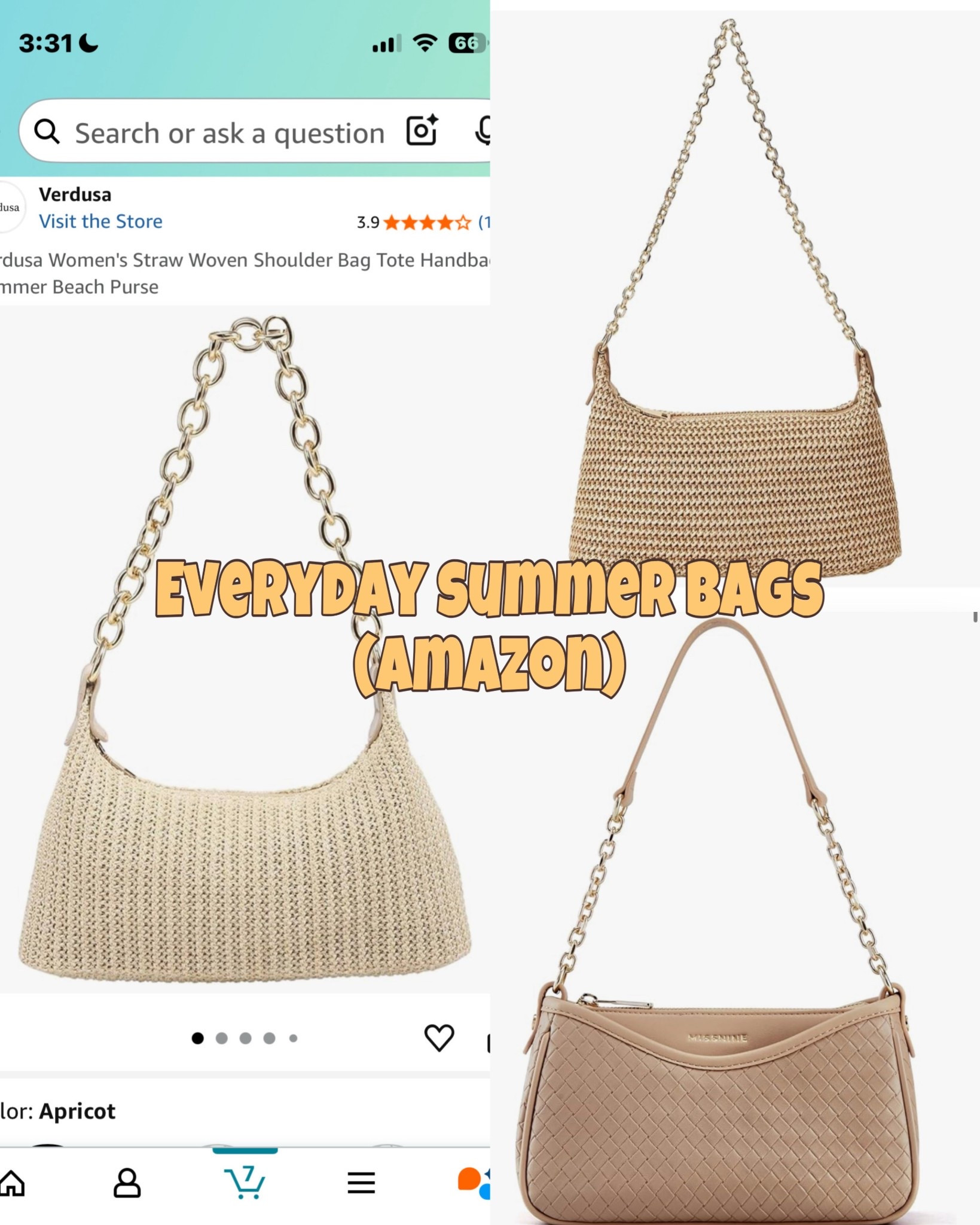 Affordable cute neutral summer bags from amazon

#LTKSeasonal #LTKItBag #LTKStyleTip