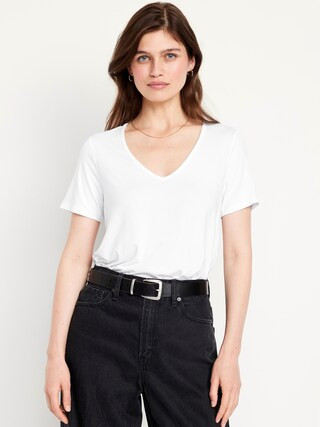 Luxe V-Neck T-Shirt | Old Navy (US)