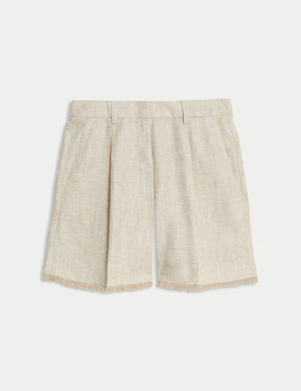 Linen Blend Melange Shorts | Marks & Spencer (UK)