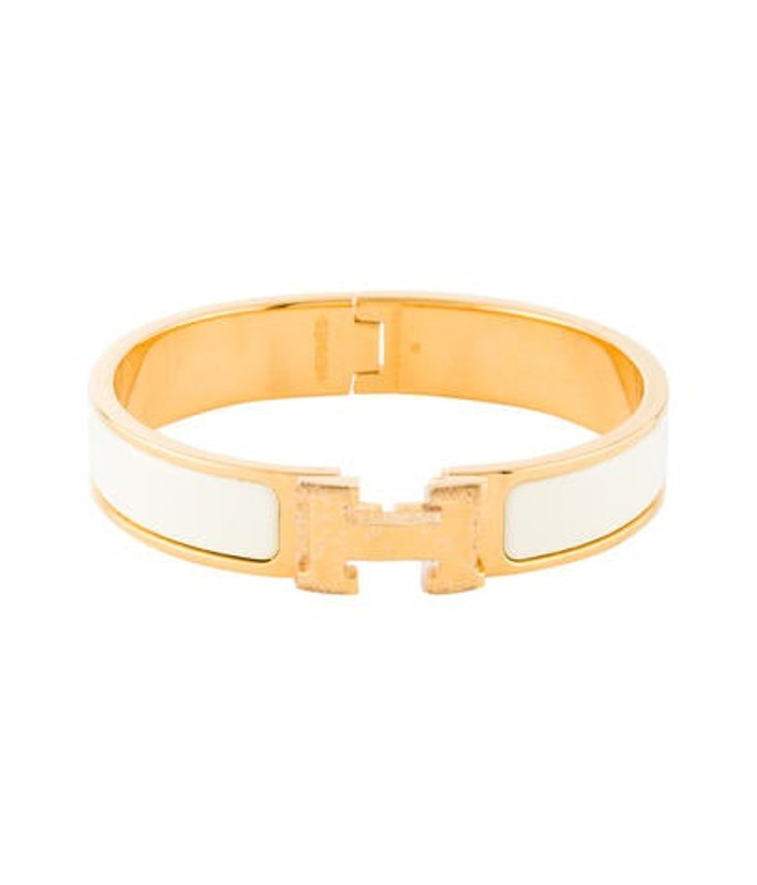 Hermès Clic H Bangle yellow Hermès Clic H Bangle | The RealReal