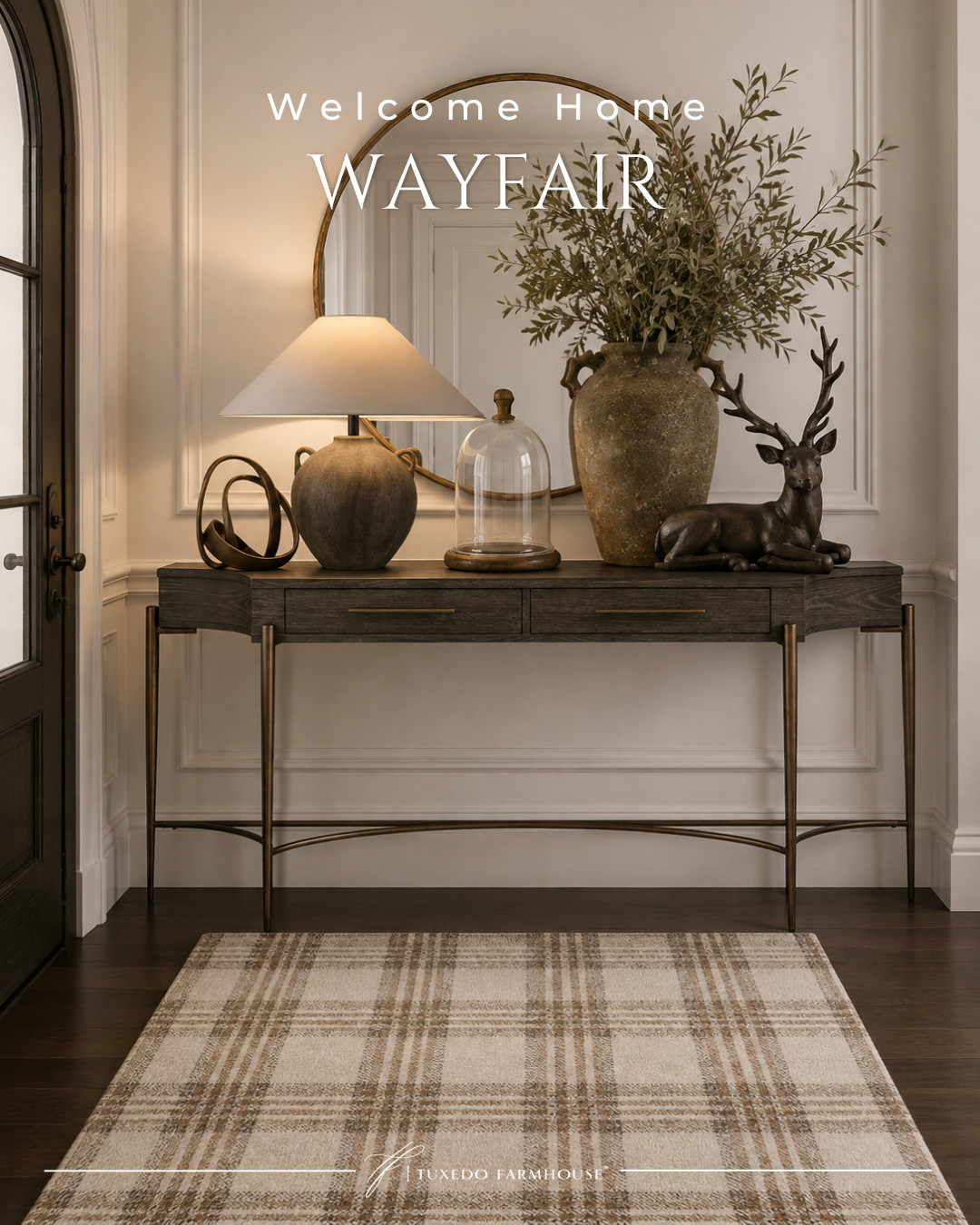 Welcome home starts with a beautifully styled entryway. 🤍 This timeless console table, classic mirror, cozy lighting, and layered accents create an inviting first impression that feels warm in every season. Everything is linked so you can recreate the look with ease!#


#LTKStyleTip #Wayfair #EntrywayDecor #NeutralHome #TimelessStyle #HomeDecor #CozyHome

#LTKHome #LTKSeasonal #LTKHome #LTKSaleAlert
