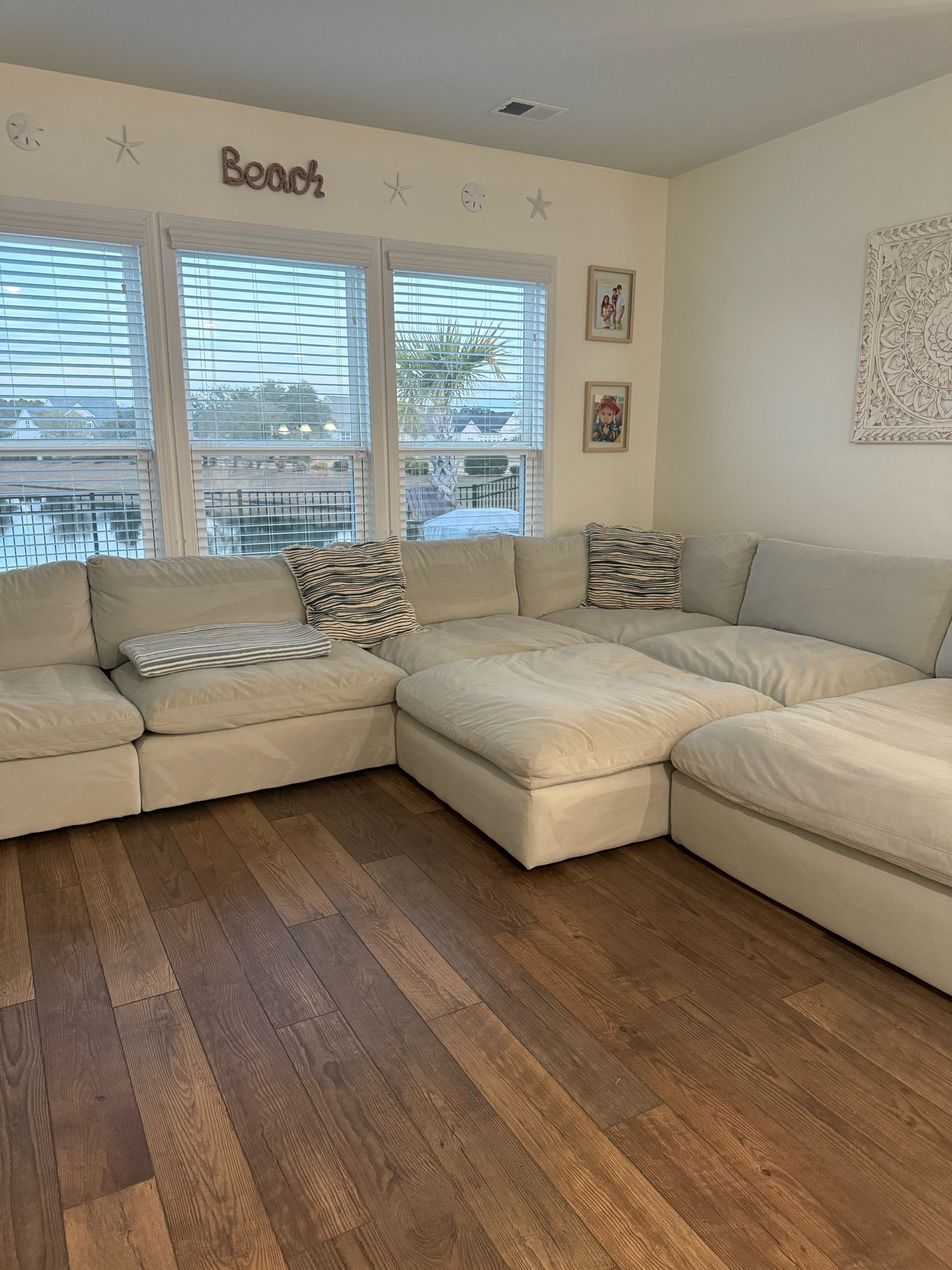 My cloud couch dupe 🤍