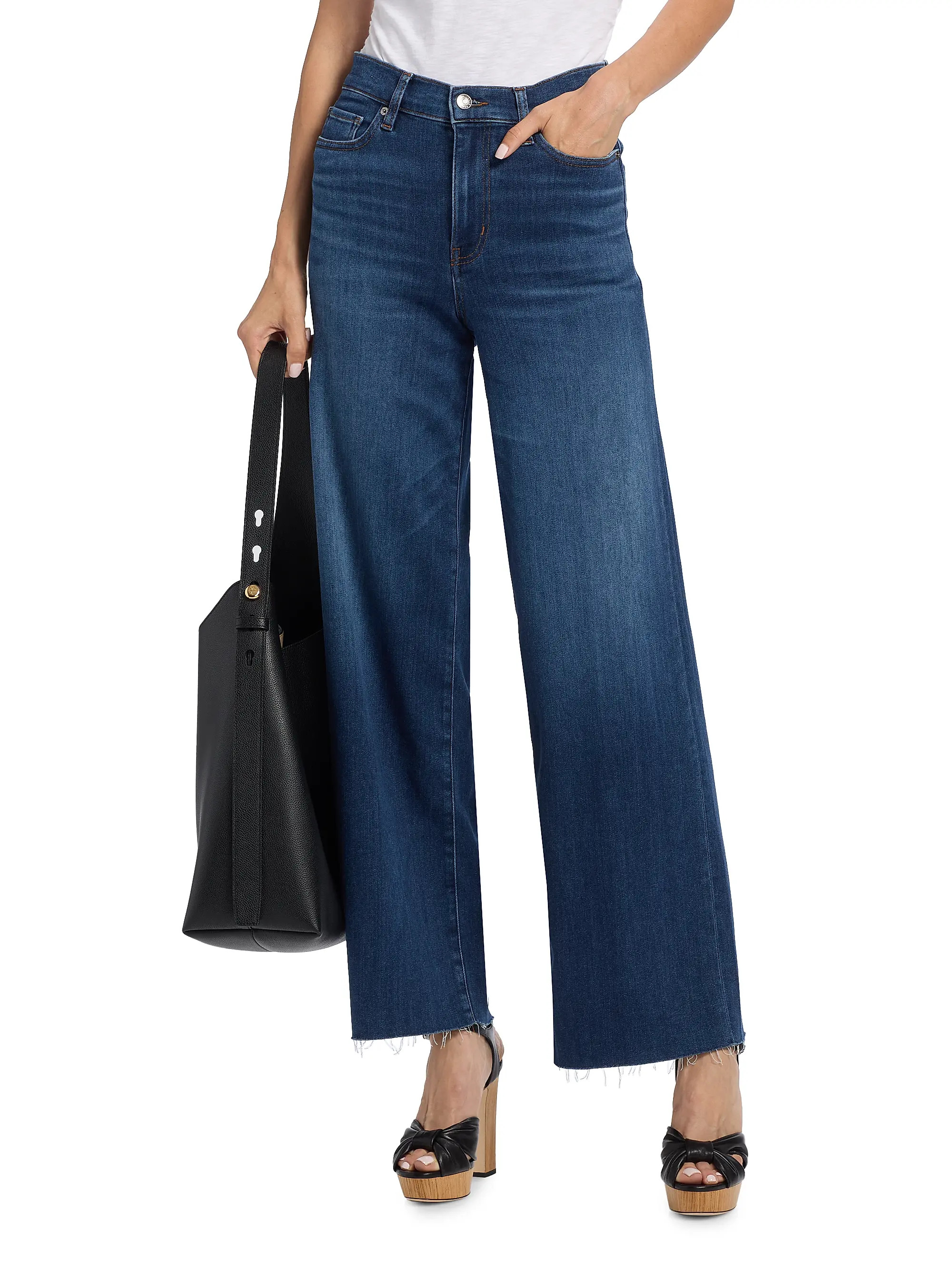 FRAME Le Slim Palazzo Jeans | Saks Fifth Avenue | Saks Fifth Avenue