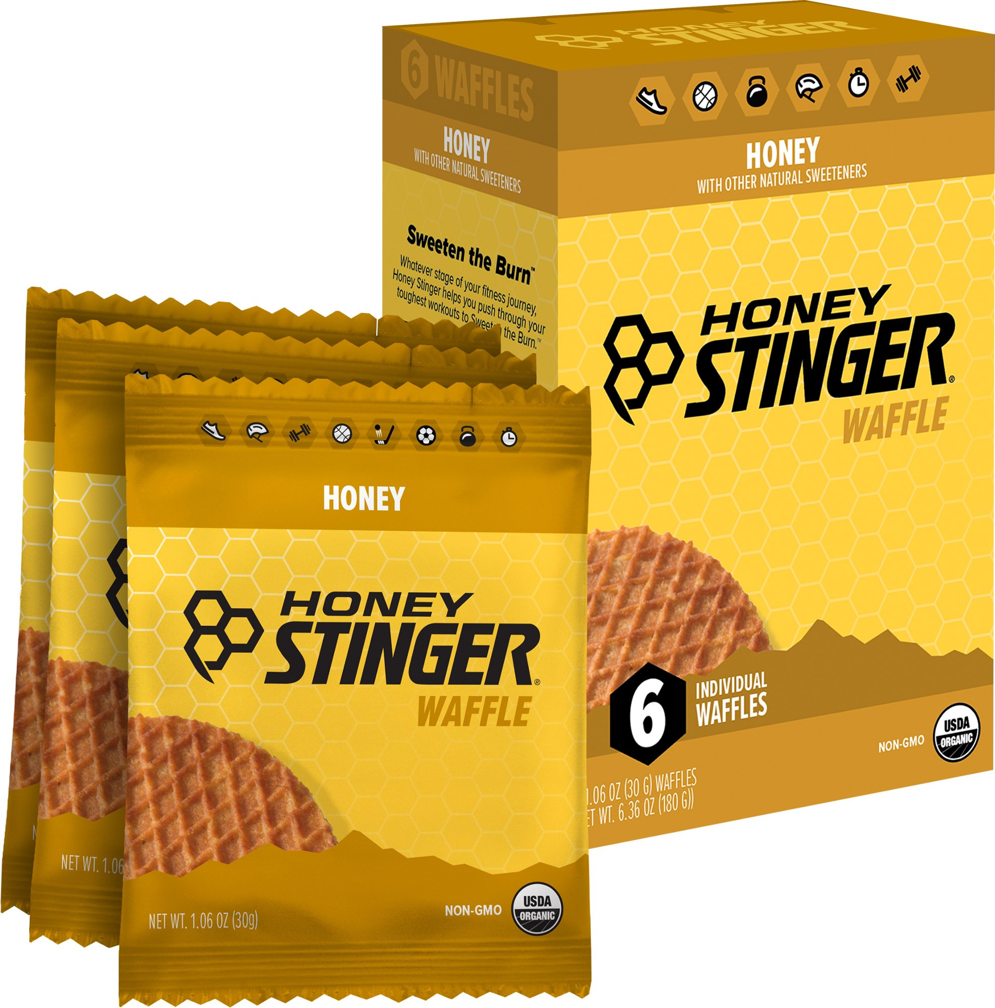 Honey Stinger Waffles - Package of 6 Honey | REI