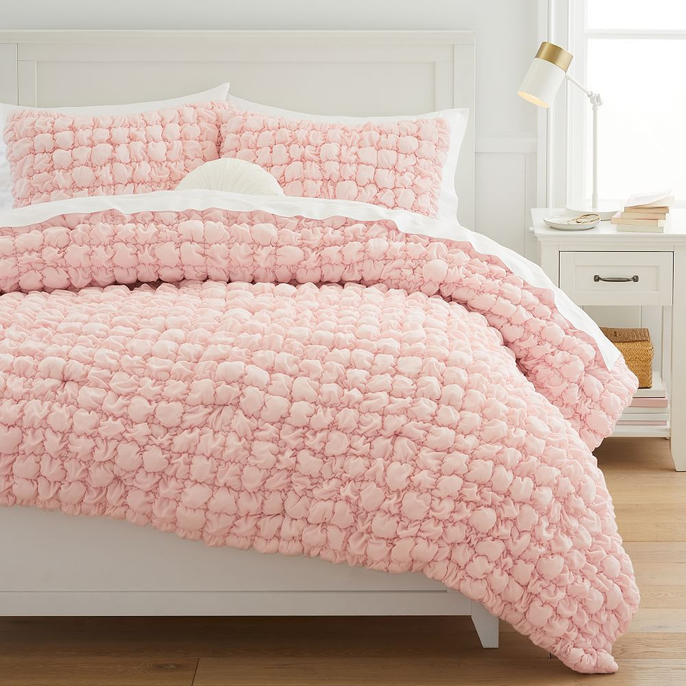 Marshmallow Jersey Quilt, Full/Queen, Vintage Rose | Pottery Barn Teen
