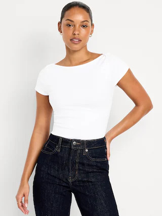Snug Boatneck T-Shirt | Old Navy (US)
