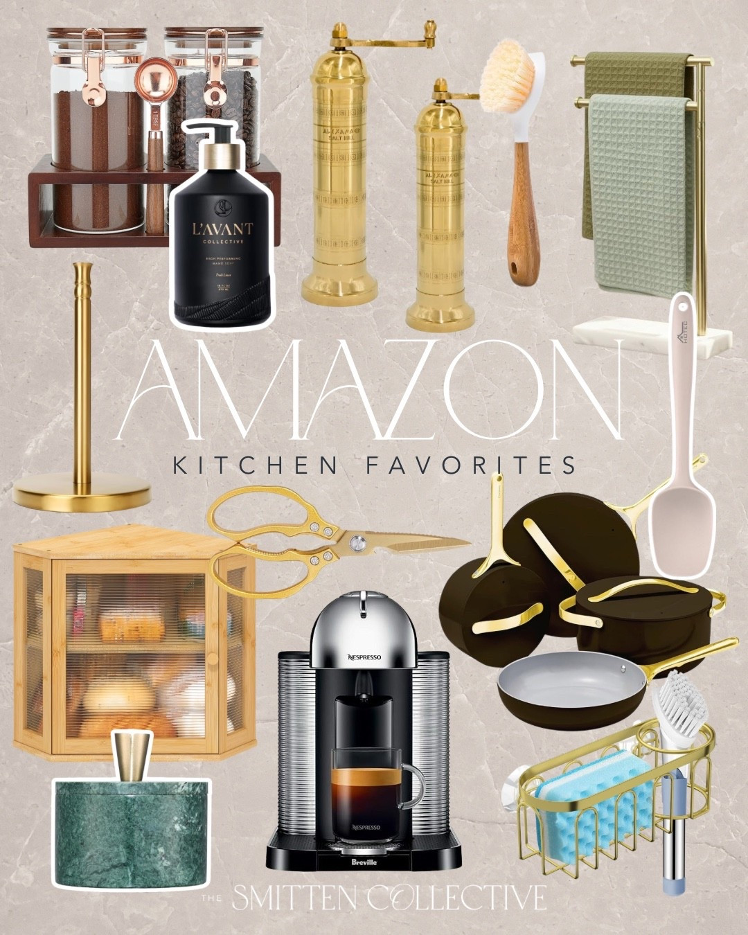 Amazon kitchen favorites I use and love 🤍 The prettiest everyday upgrades — from brass tools to my go-to coffee maker. Everything linked here!

Kitchen, essentials, amazon home, kitchen must-haves, kitchen favorites 

#LTKSeasonal #LTKfoodie #LTKHome