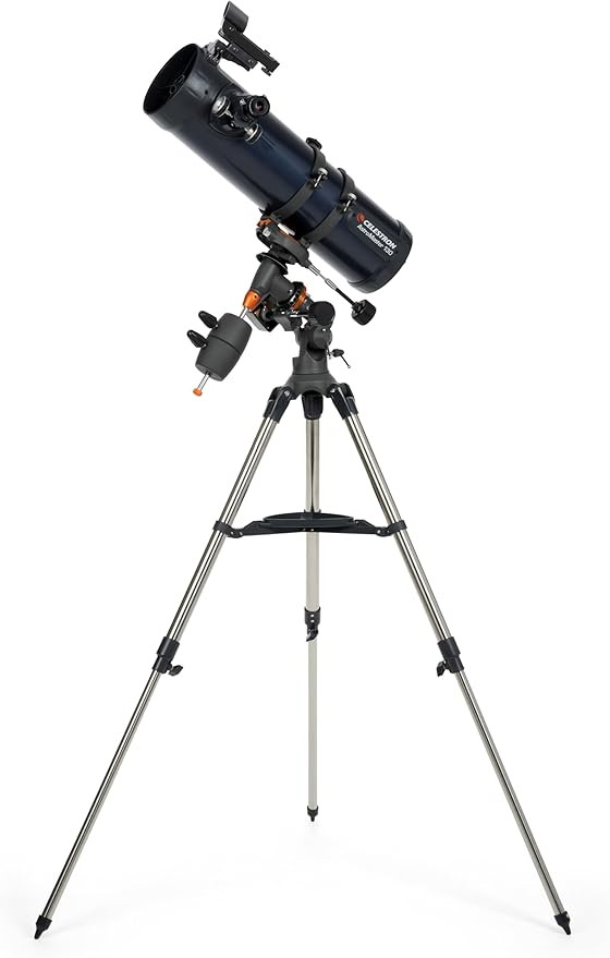 Celestron - AstroMaster 130EQ-MD Newtonian Telescope - Reflector Telescope for Beginners - Fully-... | Amazon (US)