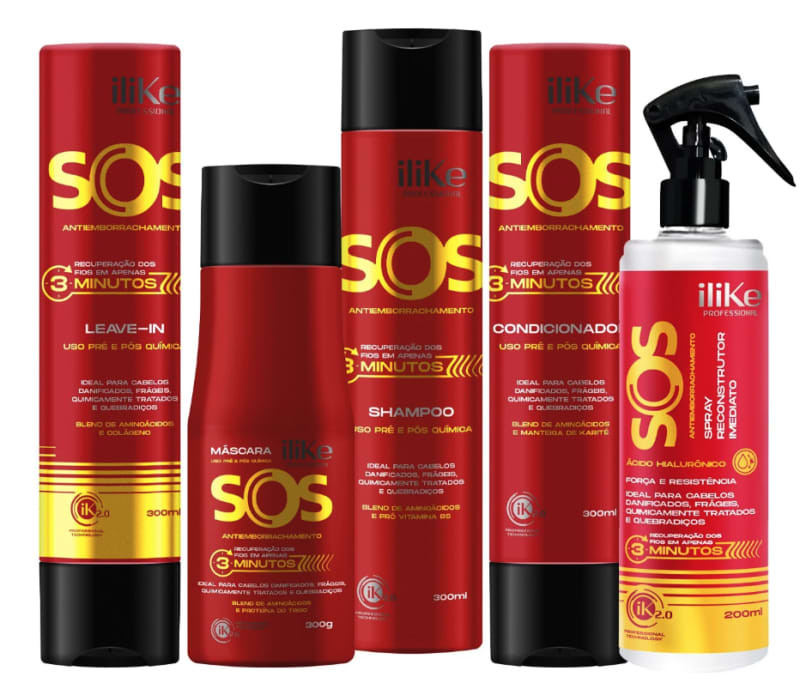 iLike SOS Antiemborrachamento Kit Reconstrutor Completo
        
            
                 - ... | Beleza Na Web (BR)