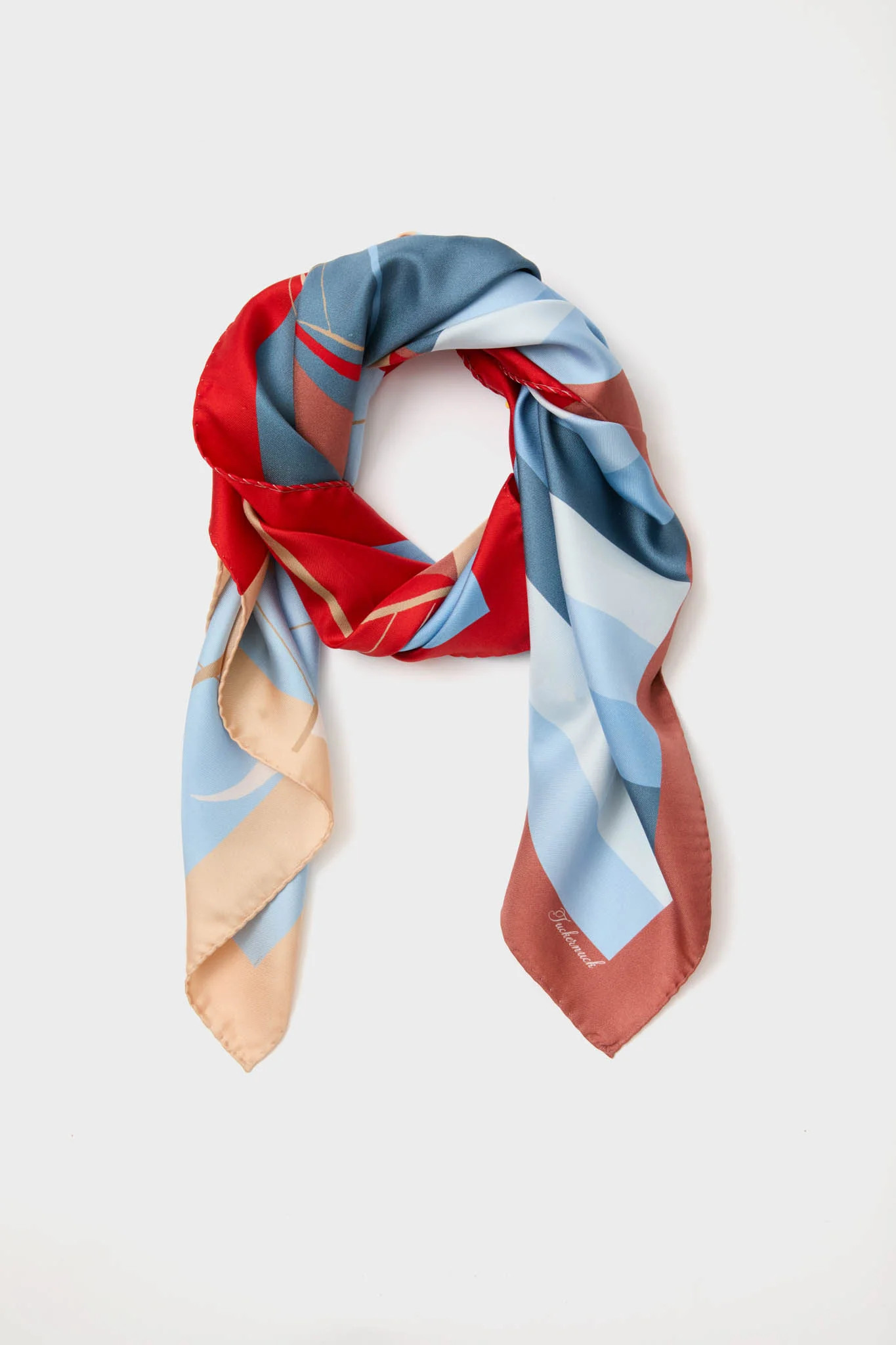 80s Sailboats Medium Silk Scarf | Tuckernuck (US)