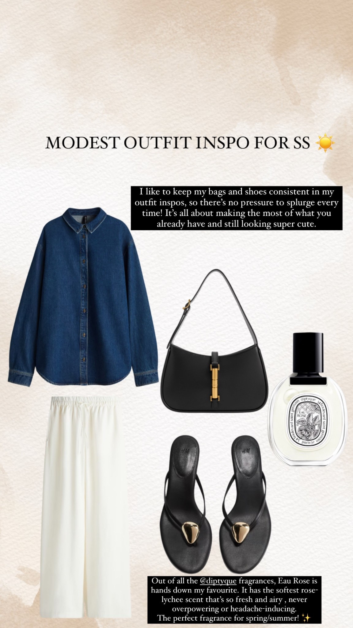 I like to keep my bags and shoes consistent in my outfit inspo — no pressure to splurge every time! It’s all about making the most of what you already have and still looking super cute.
Dont forget to use my 15% off at Charles and Keith in all handbags 
 
COMAMBW15-3EZXR2ARNL

#LTKmodest #LTKAprilSpotlight #LTKspring