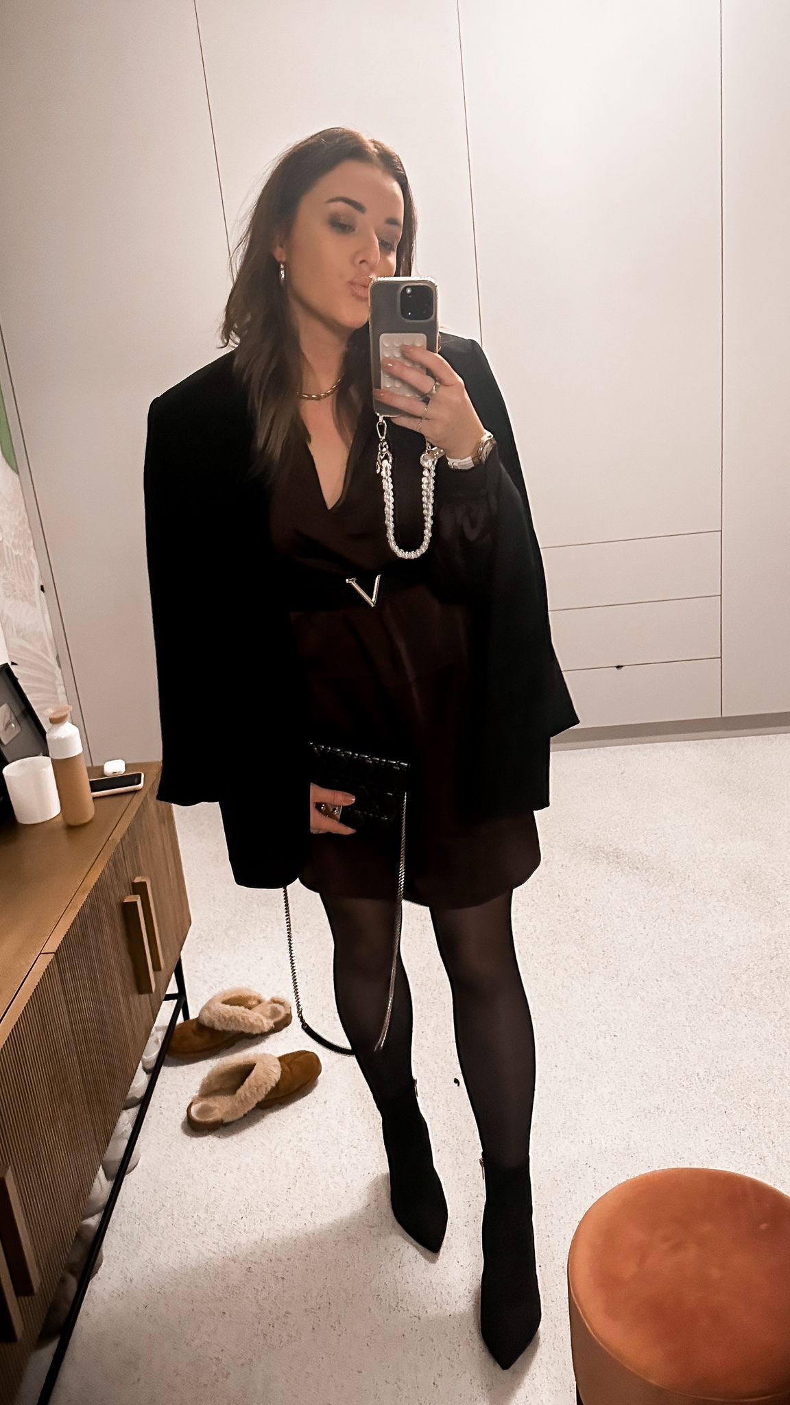 H&M burgundy dress inspo look ❤️

outfit inspiration, autumn outfit, Josh V, belt, black blazer, black ankle boots, tights, black crossbody bag, Nederland. 

#LTKSeasonal #LTKstyletip #LTKeurope