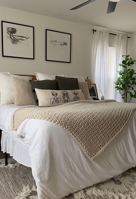 Organic Modern Bedroom Decor. Simple neutral that’s easy to switch up for each new season without redoing your whole room. The most peaceful little oasis. 

Bedroom, Home decor, Target home, west elm 

#LTKhome #LTKfamily #LTKFind