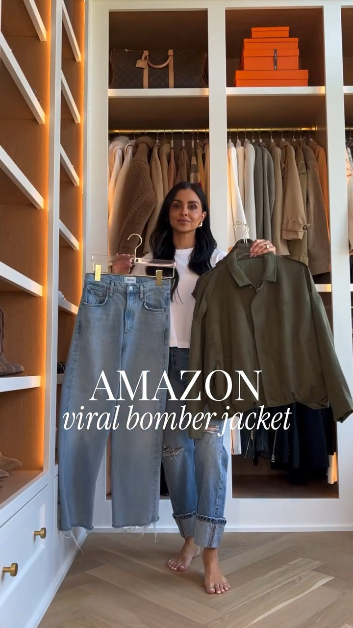 Styling the viral Amazon bomber jacket for Spring. This jacket is a perfect neutral for the season, easy to layer, and dress up or down. 

Amazon Jacket - Wearing an XS
Frame Raw Hem Jeans - Wearing a 24, runs TTS

Miamiamine Amazon viral bomber jacket Spring outfit inspiration capsule wardrobe pieces affordable fashion finds luxe looks for less daily wear chic style elevated basics

#LTKPetite #LTKOver40 #LTKgrwm
