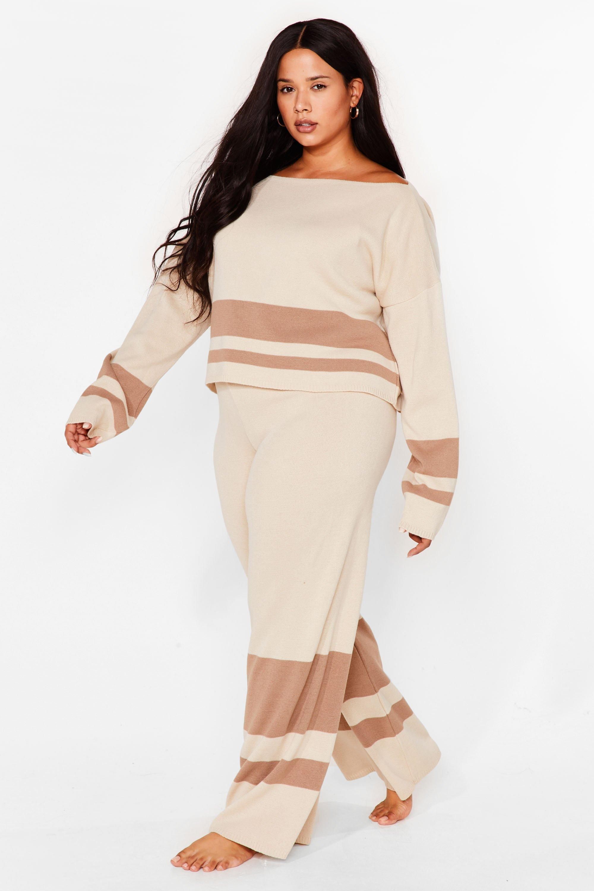 Colorblock the Haters Plus Lounge Pants Set | NastyGal (US & CA)