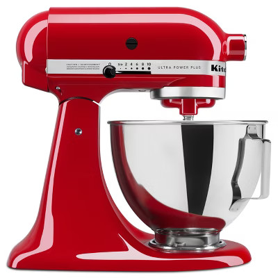 KitchenAid Ultra Power Plus 4.5qt Tilt-Head Stand Mixer Red - KSM96: 10 Speeds, Safety Lock, Dish... | Target