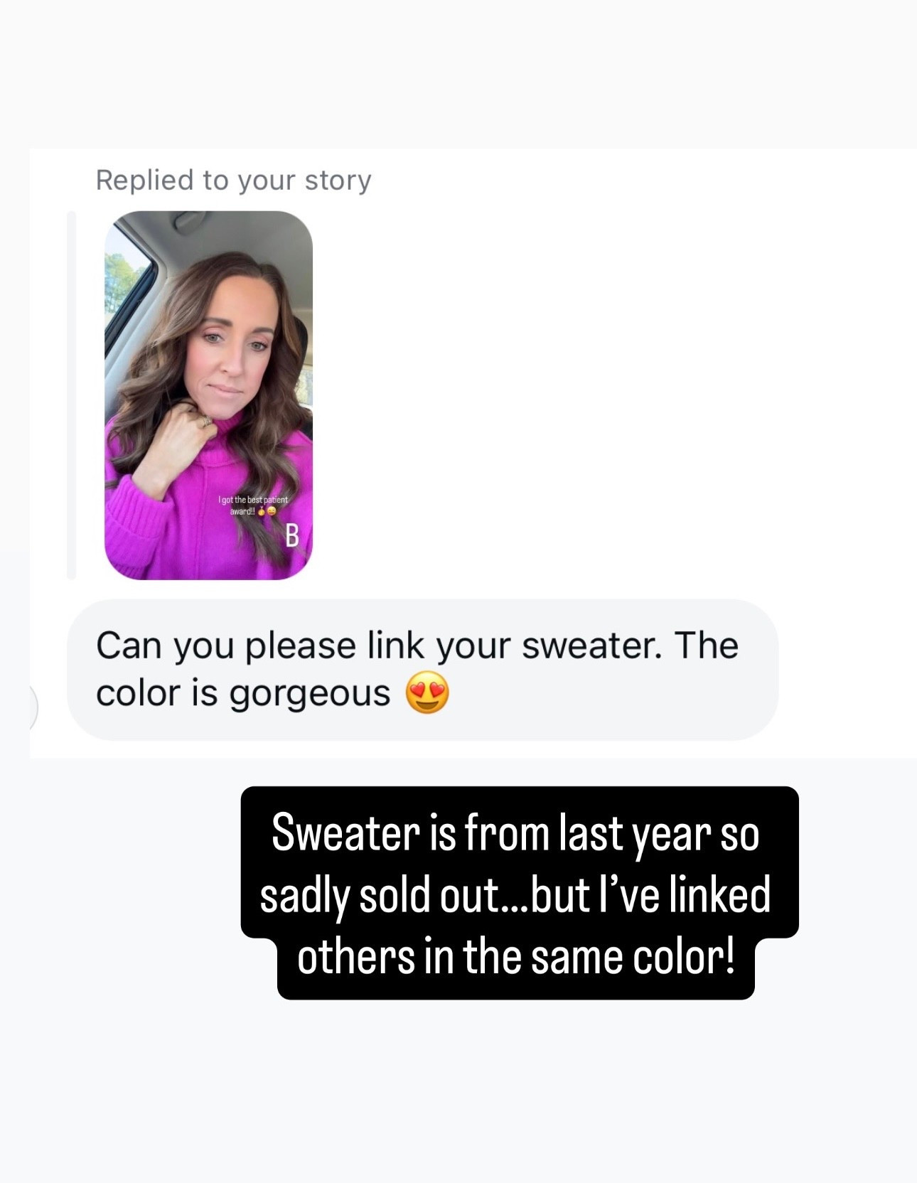 Bright colored sweater. Magenta sweaters. Winter color. 

#LTKSeasonal #LTKOver40