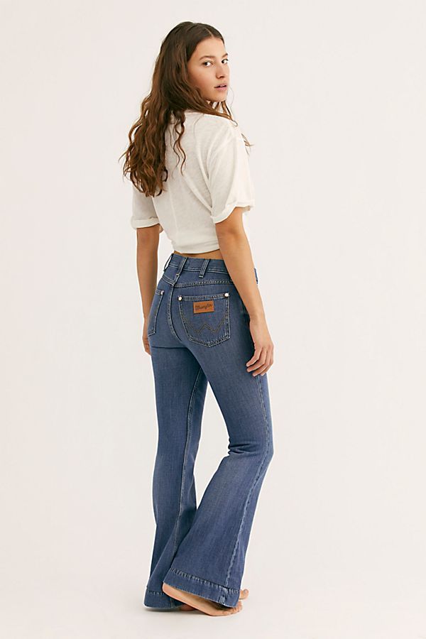 Wrangler Heritage Flare Jeans | Free People (Global - UK&FR Excluded)