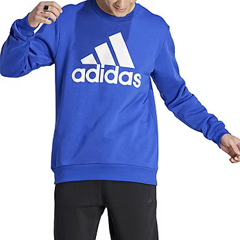 adidas Mens Crew Neck Long Sleeve Sweatshirt | JCPenney