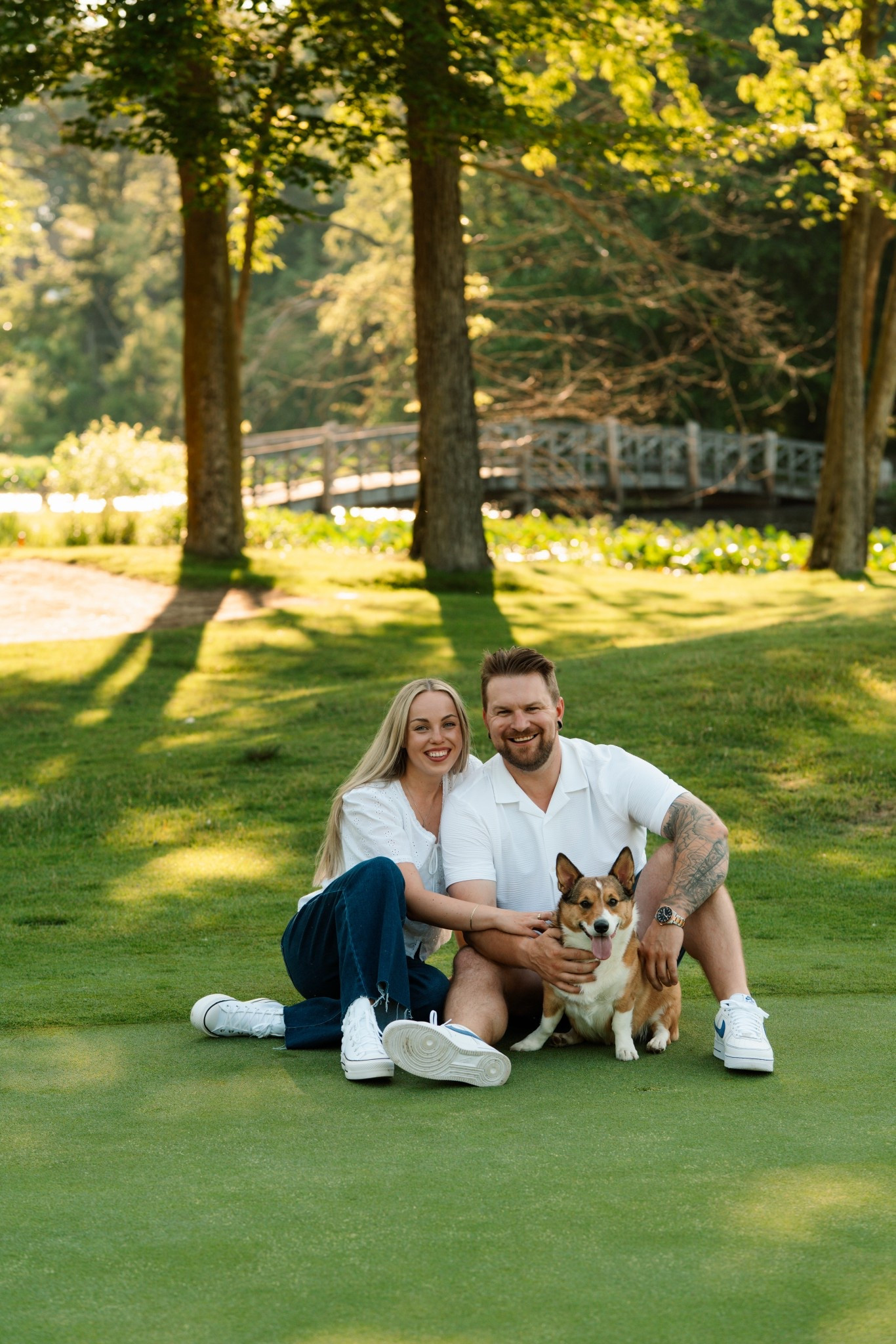 Engagement Photo Outfits. We took these at our golf course with Bunker and are completely obsessed with how they turned out. Linked both of our outfits, and sharing another look we had soon. 

#LTKMens #LTKSeasonal #LTKWedding