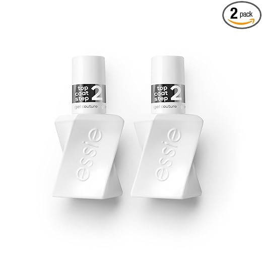 Amazon.com: Essie Gel Couture Longwear Top Coat Duo Set, Glossy High Shine Chip-Resistant Gel-Lik... | Amazon (US)