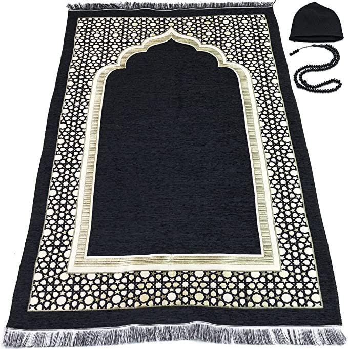 Modefa Turkish Islamic Prayer Mat - Thin Woven Chenille Praying Rug Carpet for Men and Women - Tr... | Amazon (US)