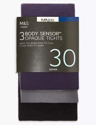 3pk 40 Denier Body Sensor™ Tights | Marks & Spencer (UK)
