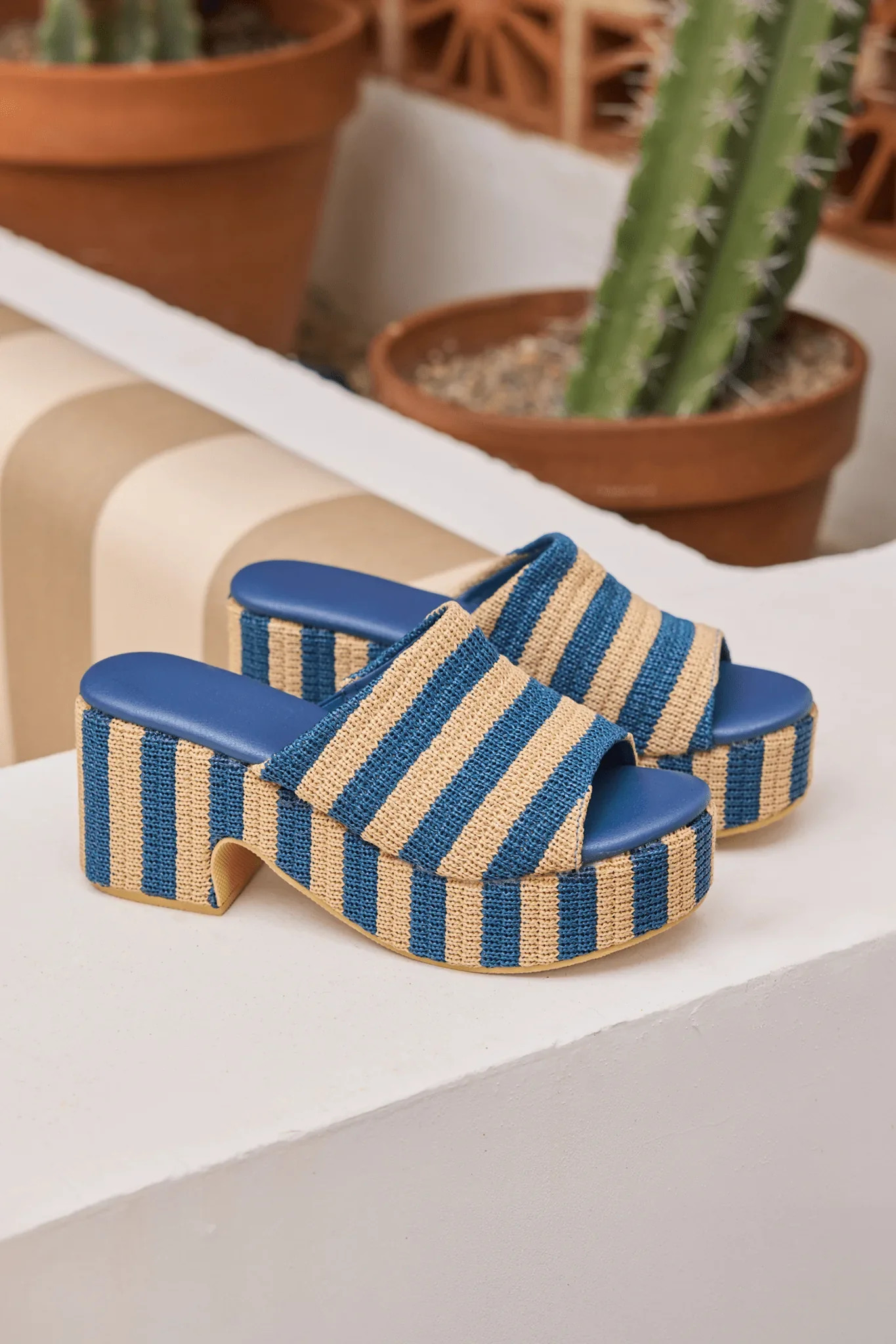 Striped Raffia Platform Heel by Matisse | Avara