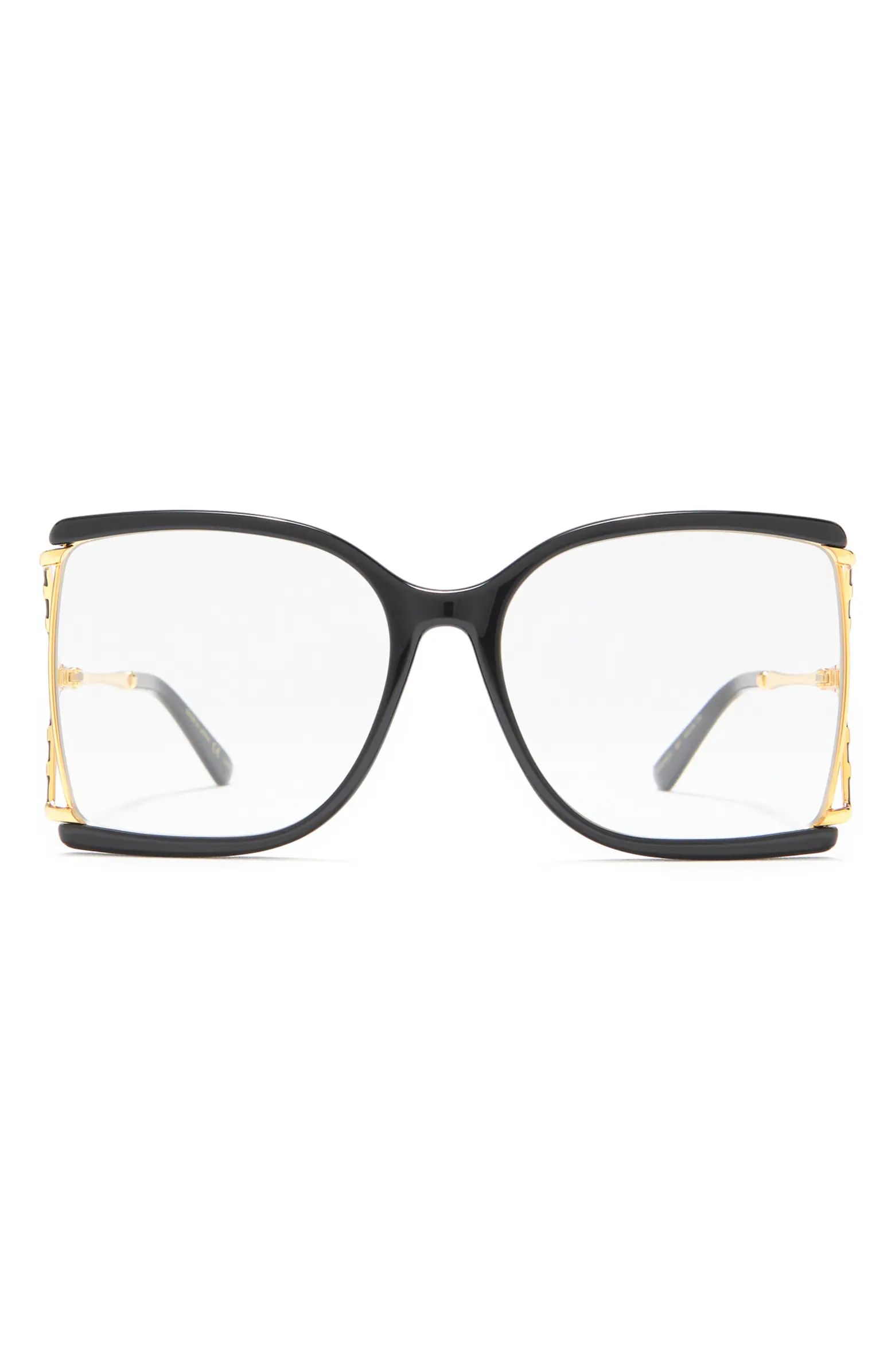 60mm Square Optical Glasses | Nordstrom Rack