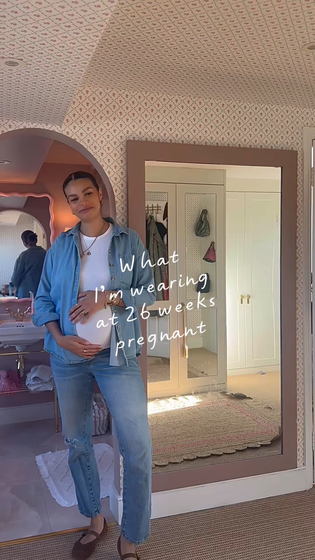 What I’m wearing at 26 weeks pregnant 🤰🏽 

#LTKmaternity #LTKspring #LTKuk