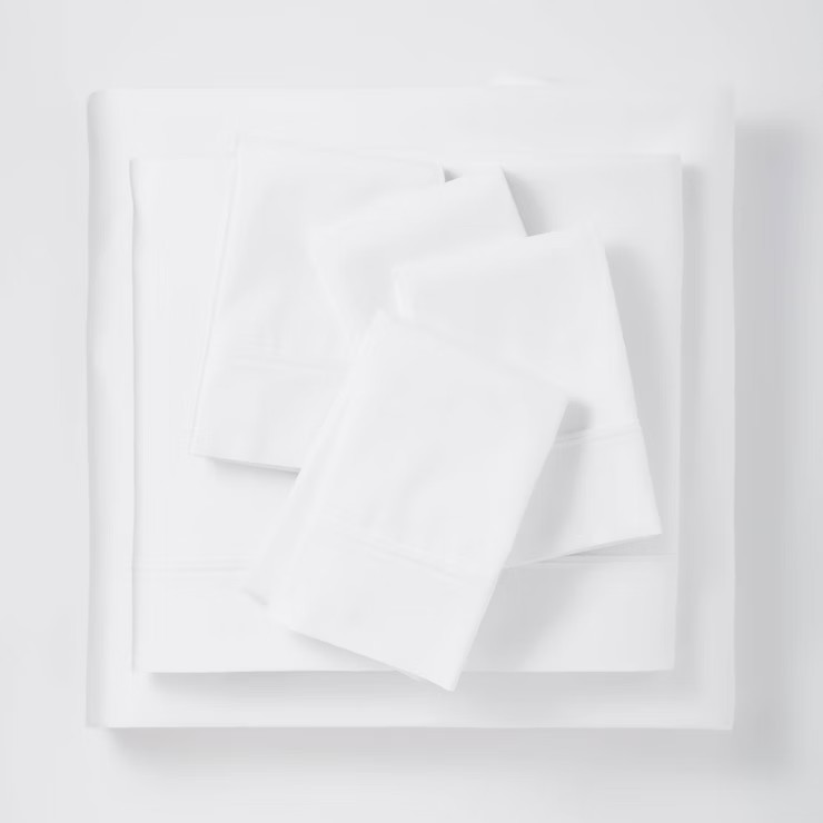 800 Thread Count Solid Sheet Set - Threshold Signature™ | Target